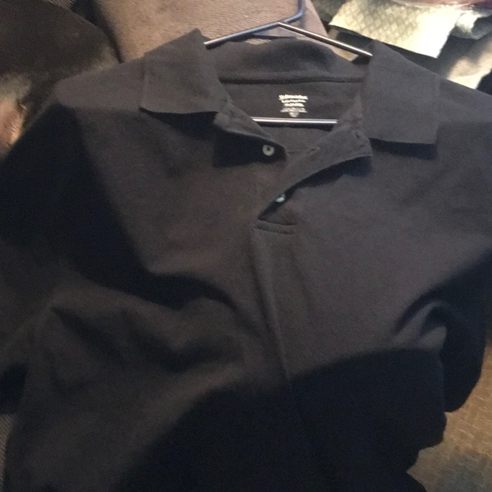 Men’s Size 3XL Large Tall Black Polo Shirt St John’s Bay